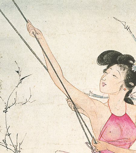 水城县-胡也佛的仕女画和最知名的金瓶梅秘戏图